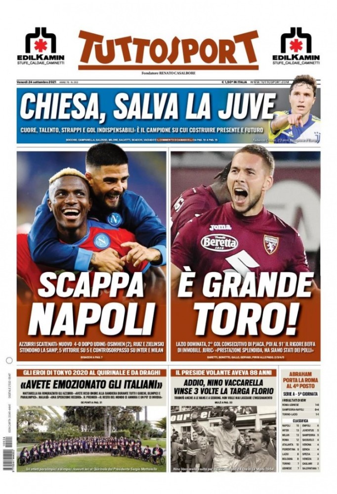  那不勒斯主场力克罗马，奥斯梅恩梅开二度显神威